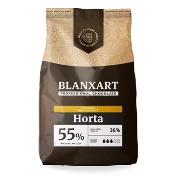 Blanxart Horta 55% étcsokoládé 1 kg Blanxart Horta 55% étcsokoládé 1 kg