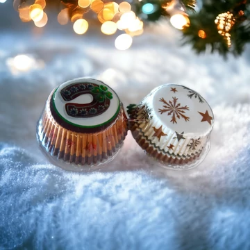 Karácsonyi Muffin Papír- Hópehely és Patkó 50 db Karácsonyi Muffin Papír- Hópehely és Patkó 50 db