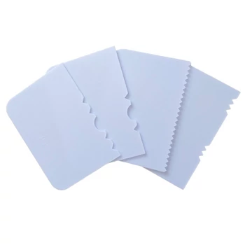 Fésű kártya készlet, 4 részes, műanyag, 11 cm Fésű kártya készlet, 4 részes, műanyag, 11 cm