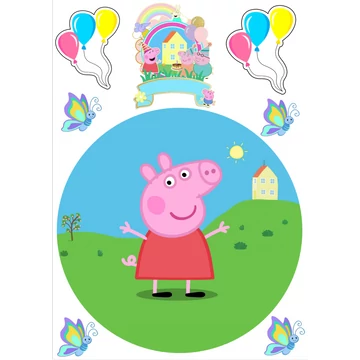 Peppa malac tortaostya Peppa malac tortaostya