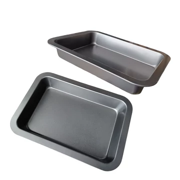 Szögletes fém tepsi, teflon bevonattal, 30x20x5 cm Szögletes fém tepsi, teflon bevonattal, 30x20x5 cm