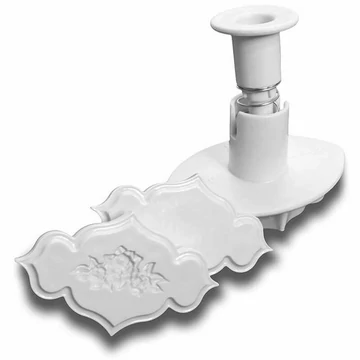 Rugós fondant kiszúró - Íves, rózsás Rugós fondant kiszúró - Íves, rózsás