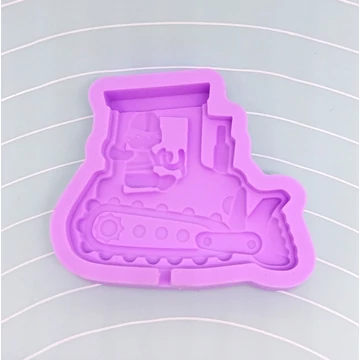 Buldózer szilikon fondant formázó Buldózer szilikon fondant formázó
