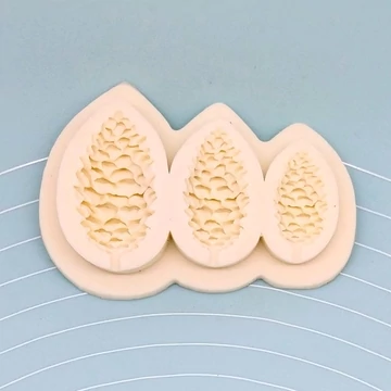 Fenyőtoboz szilikon fondant formázó Fenyőtoboz szilikon fondant formázó