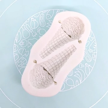 Gombócos fagyi szilikon fondant formázó Gombócos fagyi szilikon fondant formázó