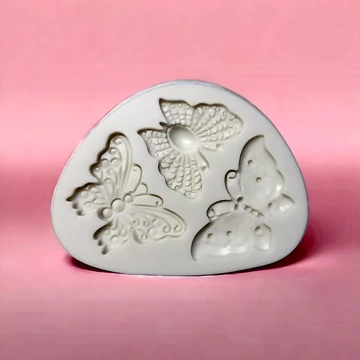 Pillangók/Lepkék szilikon fondant formázó Pillangók/Lepkék szilikon fondant formázó