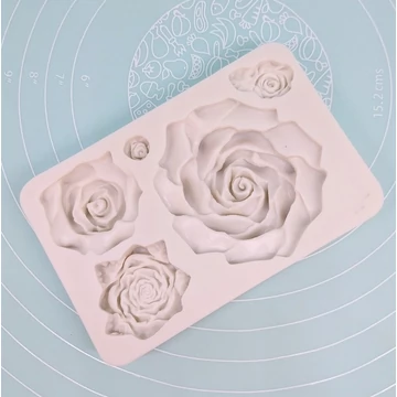 Rózsa szilikon fondant formázó Rózsa szilikon fondant formázó