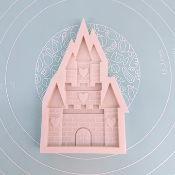 Szilikon fondant formázó kastély vár Szilikon fondant formázó kastély vár