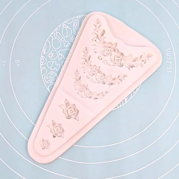 Virágfüzér szilikon fondant formázó Virágfüzér szilikon fondant formázó