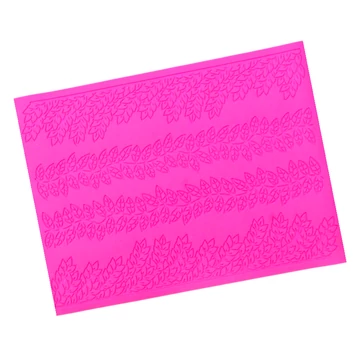 Cukorcsipke sablon, szilikon, levélfűzérek Cukorcsipke sablon, szilikon, levélfűzérek