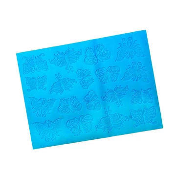 Szilikon cukorcsipke sablon, pillangó (lepke) mintával Szilikon cukorcsipke sablon, pillangó (lepke) mintával