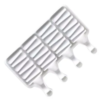 Szilikon jégkrém készítő forma, bordázott, 4 adagos Szilikon jégkrém készítő forma, bordázott, 4 adagos