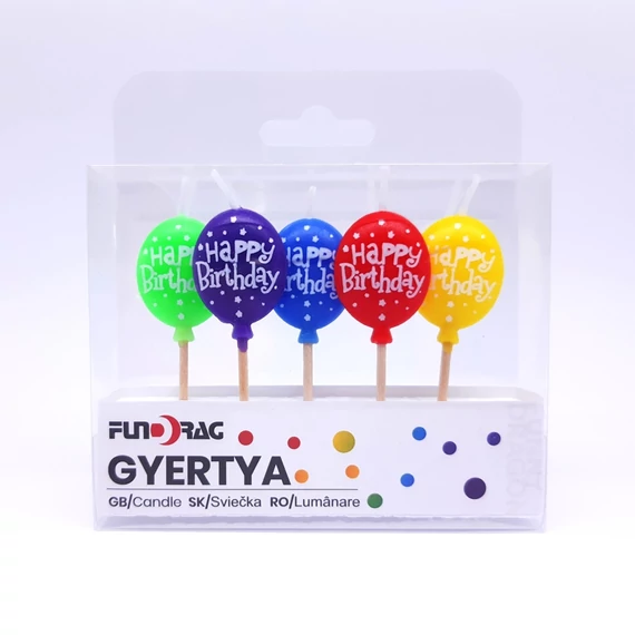 Tortyagyertya Lufik Happy Birthday felirattal