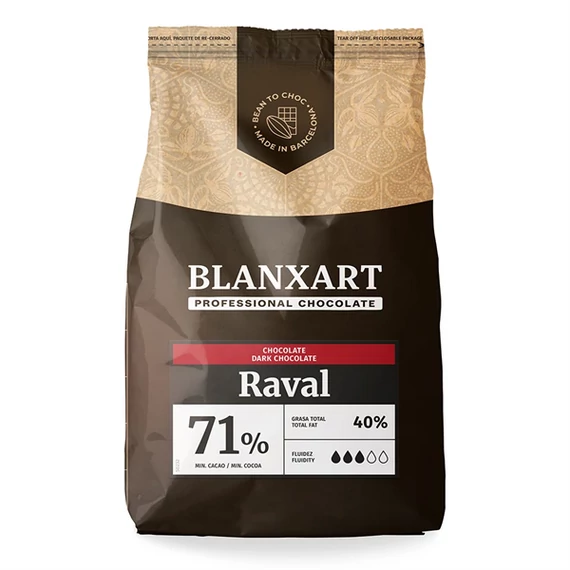 Blanxart Raval 71%-os étcsokoládé 1 kg