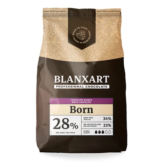 Blanxart Born 28% Fehércsokoládé 1 kg