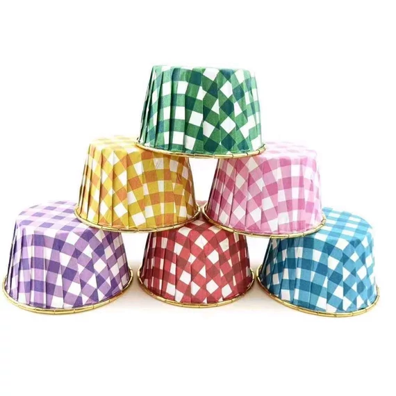 Muffin papír, merevített peremmel, 24 db
