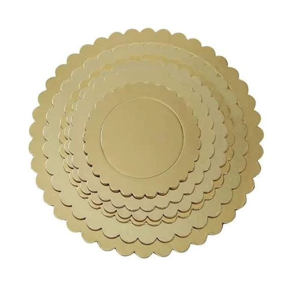 tortakarton arany 25 cm