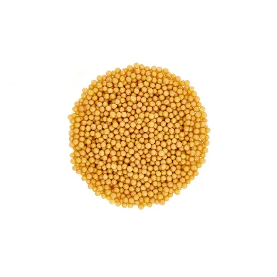 Cukorgyöngy Szatén Arany 5 mm