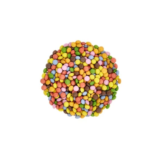 Színes Cukordrazsé Korong, 8 mm