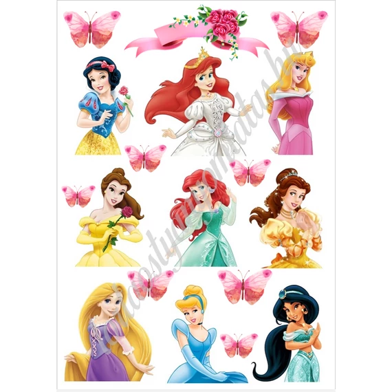 Disney hercegnők tortaostya II.