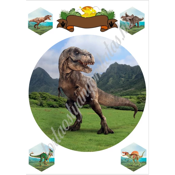 T-rex (dinoszaurusz) tortaostya