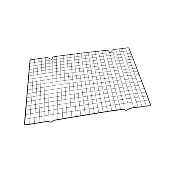 Fekete Domború Tortarács / Hűtőrács – 40x25 cm