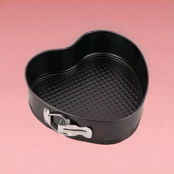 Kapcsos, szív alakú tortaforma, 22 cm