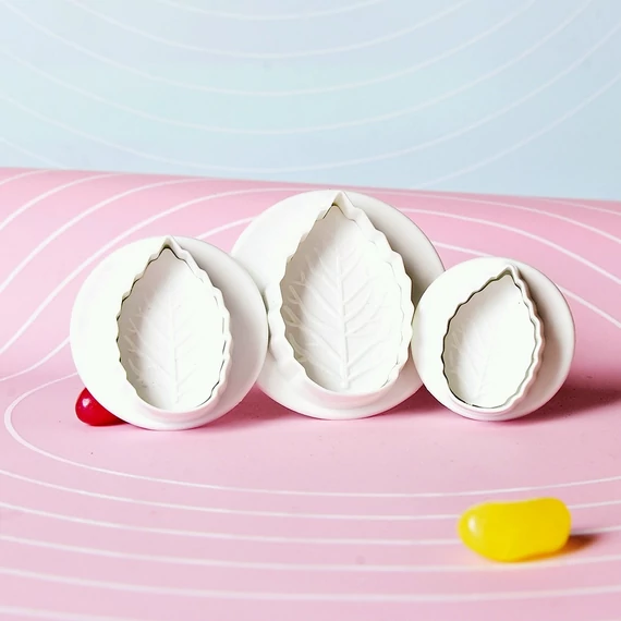 fondant levél kiszúró
