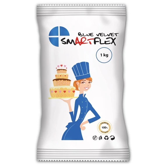 TORTADEKOR MASSZA SMARTFLEX KÉK 1 KG