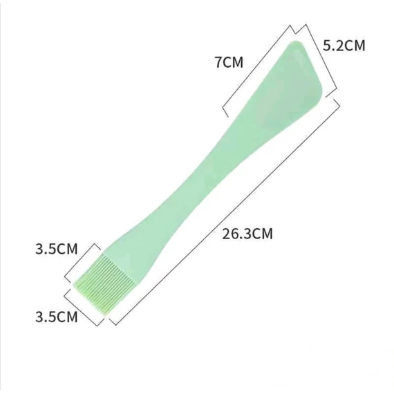Kétfunkciós Szilikon Spatula és Ecset – 2 az 1-ben