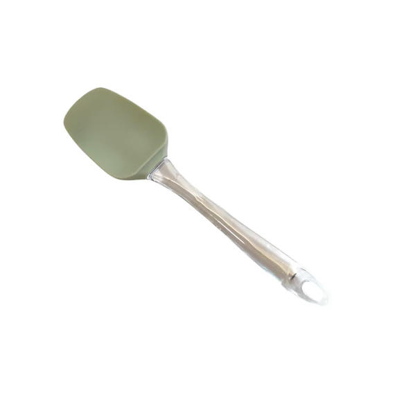Szilikon kanálszerű spatula – Átlátszó nyéllel