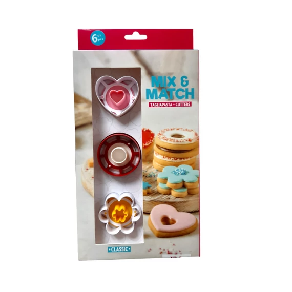 Linzer kiszúró készlet variálható, 6 részes