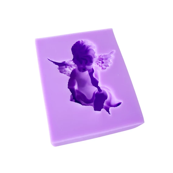 Angyalka szilikon fondant formázó, 6 cm