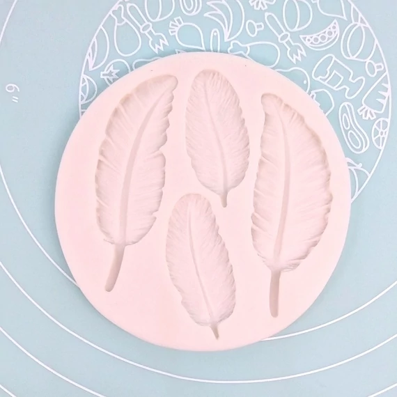 Madártoll szilikon fondant formázó
