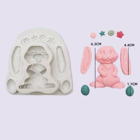 Nyúl (nyuszi) szilikon fondant formázó