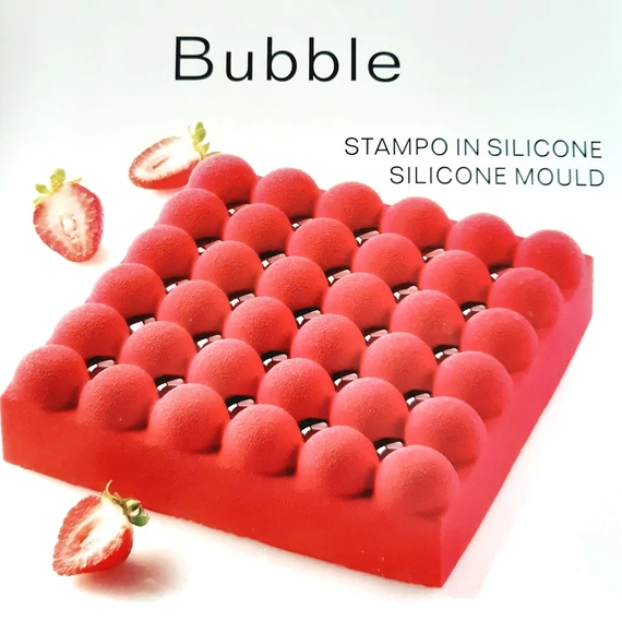 Buborékos szilikon mousse forma