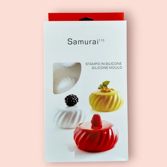 Samurai szilikon mousse forma, 6 adagos