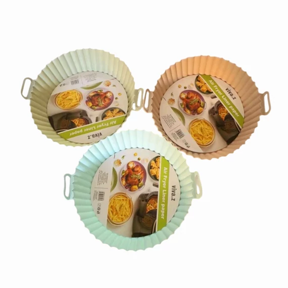 Szilikon Air fryer sütőforma, kerek, 18 cm