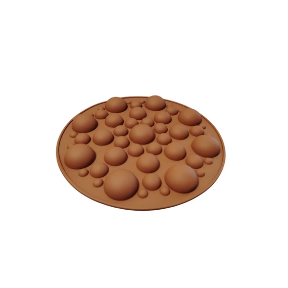 Félgömb, szilikon csoki, bonbon forma