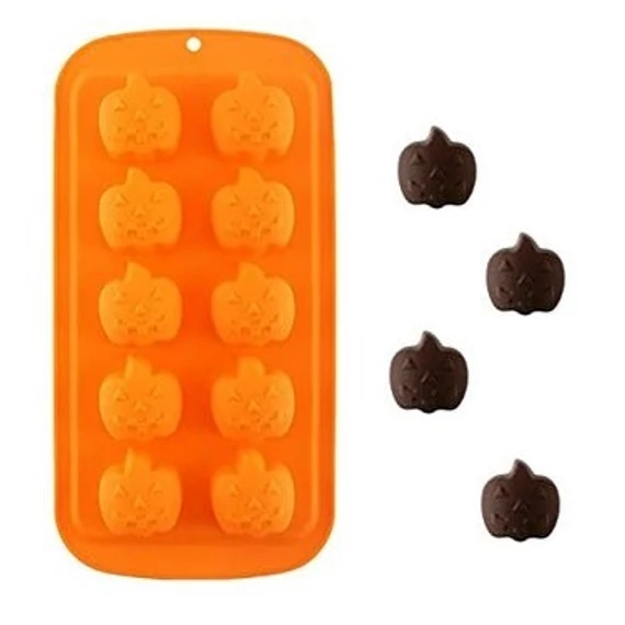 Halloween tök szilikon bonbon forma