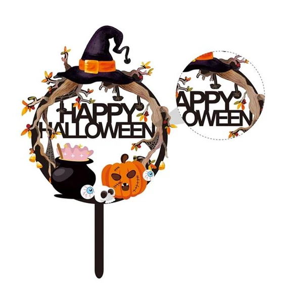 Halloween Tortabeszúró Kalapos