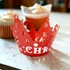 Kép 1/2 - Karácsonyi Muffin Gyűrű / Muffin Papír