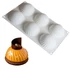 Kép 2/2 - Parfum szilikon mousse forma, 6 adagos